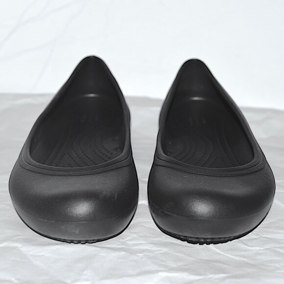 (Worn 1X Briefly) Crocs at Work Non-Slip Ballet Flats - Picture 5 of 7